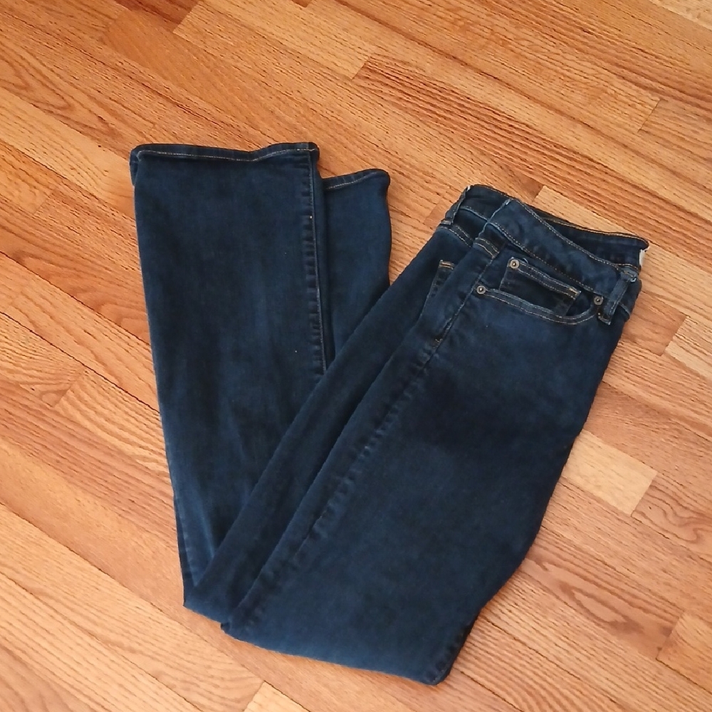 Gap Dark Rinse 317 Curvy Perfect Bootcut Jeans ■ Size 31 Tall
